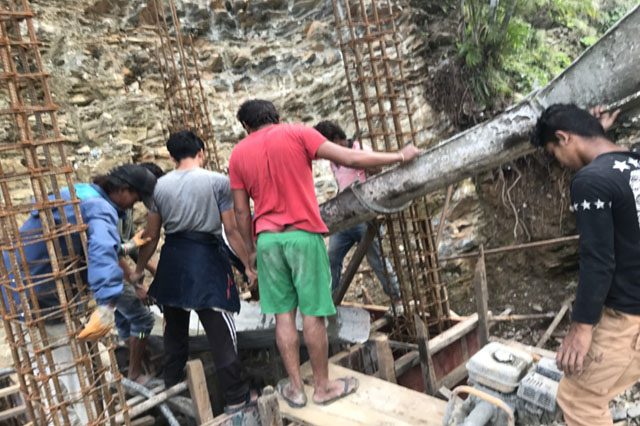 Bindabasini Temple Lift Construction,Pokhara